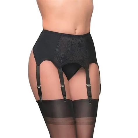 Sexy Vintage High Waist Lace Garter Belt Female Sexy Underwear Garters