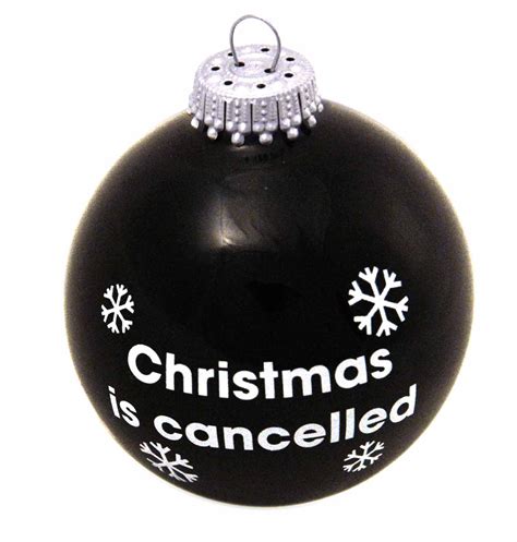 Christmas Bauble - Christmas Is Cancelled | Pink Cat Shop
