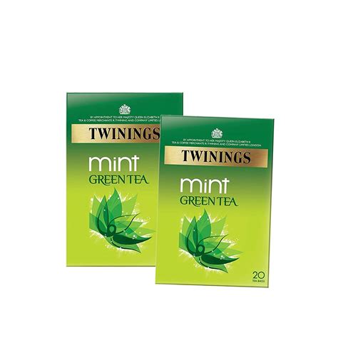 Twinings Mint Green Tea 20 Tea Bags 40gpack Of 2