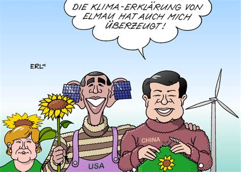 Data and algorithms will work like. Klima Elmau By Erl | Politics Cartoon | TOONPOOL