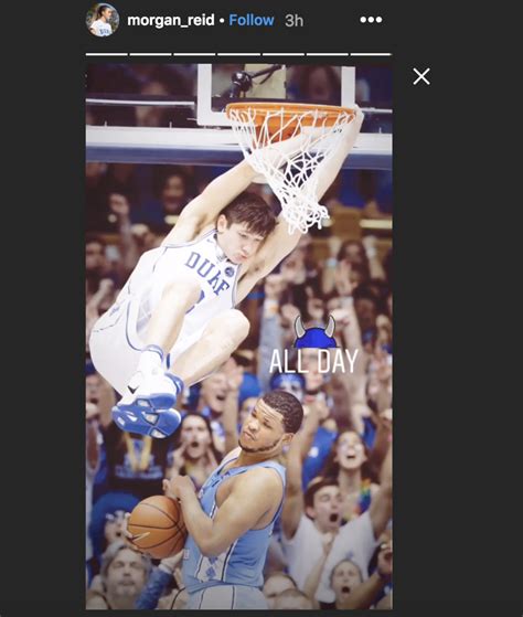 Photo Grayson Allens Girlfriend Is Excited For Duke North Carolina