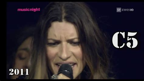 Laura Pausini Tra Te E Il Mare Highest Notes Live 20002020 Youtube