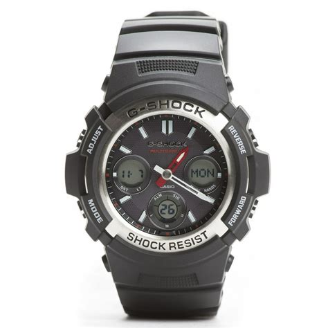 G Shock Casio Mens G Shock Solar Atomic Analog Digital Watch Black