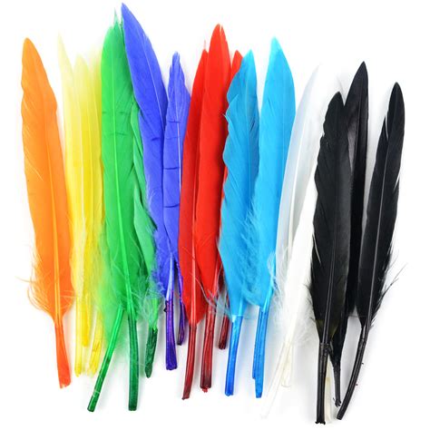 Mini Indian Feathers 24/Pkg-Assorted Colors - Walmart.com ...