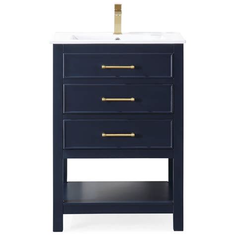 Vanity art is best known for combining exceptional styling with quality products, with rigorous standards and quality control to ensure their designs and pieces. 24" Tennant Brand Aruzza Small Slim Narrow Navy Blue ...