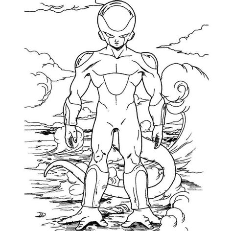 Frieza From Dragon Ball Z Coloring Pages Dragon Ball Z Coloring Pages