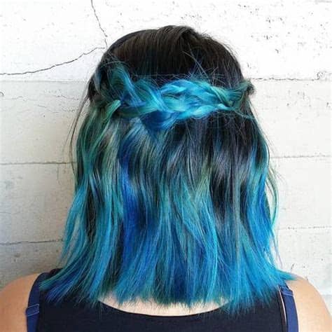 Find the right blue ombre hairstyle to match your personality and hair style. 40 Fairy-Like Blue Ombre Hairstyles
