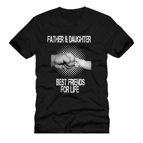 Father And Daughter Best Friends For Life Fist Punch Fathers Day T