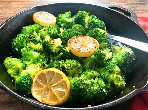 roasted garlic lemon broccoli