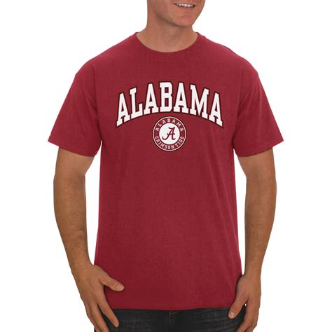Russell Ncaa Alabama Crimson Tide Mens Classic Cotton T Shirt