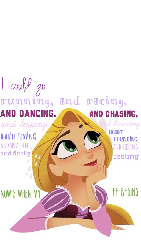 Rapunzel Song Quote From Tangled Phone Wallpaper Rapunzel Brush