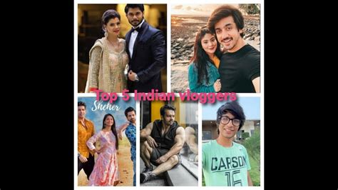 Top 5 Indian Vloggers YouTube