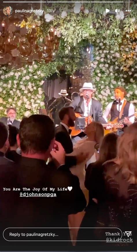 Paulina Gretzky Shares Kid Rock Serenade In Dustin Johnson Wedding Video