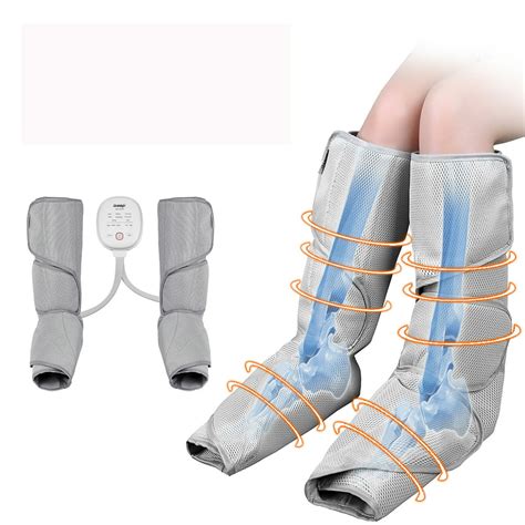 Ikeepi Air Compression Leg Wraps Leg Circulation Massager Leg Compression Device For Foot And