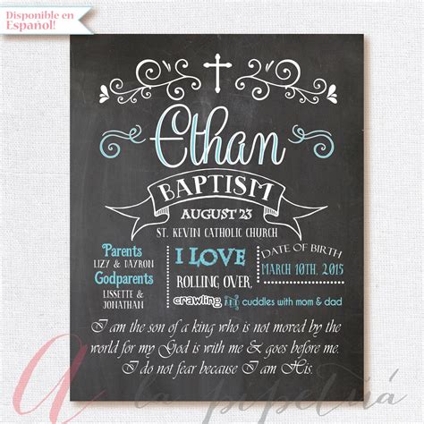 Chalkboard Poster Baptism Poster First Communion Poster Etsy