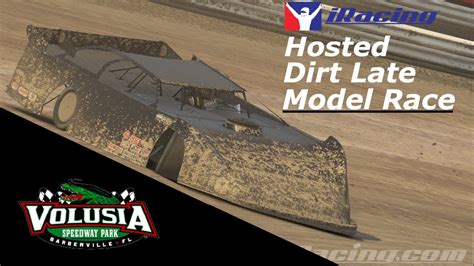 Hosted Dirt Late Model Race At Volusia Iracing Youtube