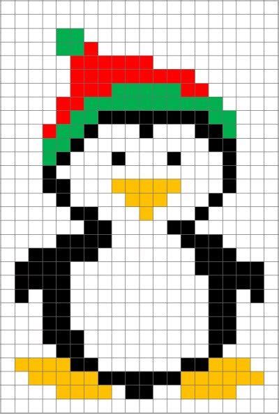 Les cookies nous permettent de personnaliser le contenu et les annonces, d'offrir des fonctionnalités. Pixel Art di Natale: il pinguino natalizio | Imagenes ...