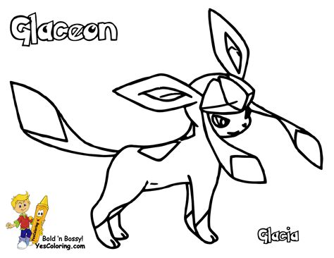 Download 285 Pokemon Glaceon Coloring Pages Png Pdf File