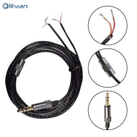 Hifi Music Earphone Cable For Diy Replacement 12m Audio Cable
