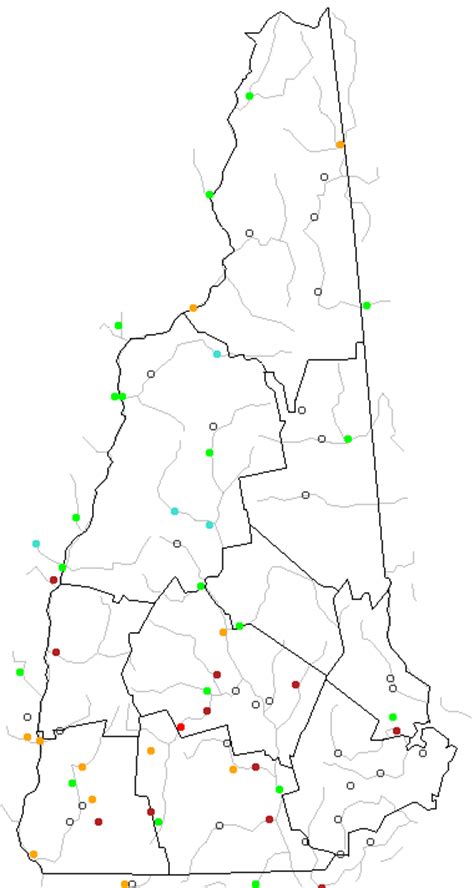 28 New Hampshire Lakes Map Maps Database Source