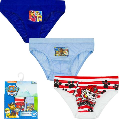 Clothing And Accessories Girls Text Girls Paw Patrol Pants Briefs Character Underwear 3 Pack