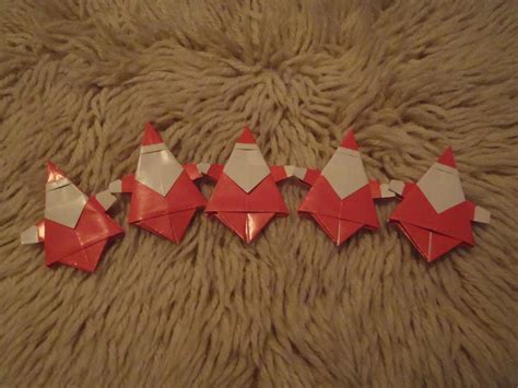 Origami Santas By Mihaela7 On Deviantart