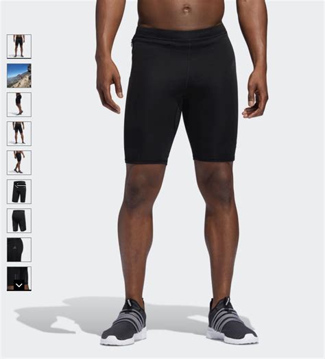 Adidas Response Short Tights Black Shorts With Tights Gym Men