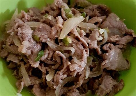 This process used 12 ms for its computations it spent 0 ms in system calls total execution time in real: Resep Daging Yakiniku Yoshinoya - Jual Beef Slice Halal ...