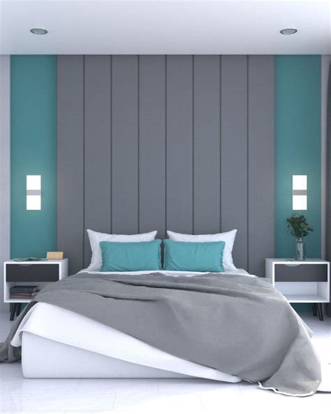 Gray And Teal Bedroom Accent Wall Teal Bedroom Accents Teal Bedroom