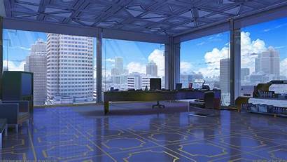 Office Anime Building Scenic Cityscape Wallpapers Desktop