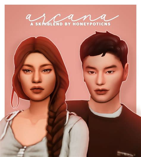 Arcana — A Non Default Skinblend By Honeypoticns In 2020 Maxis Match
