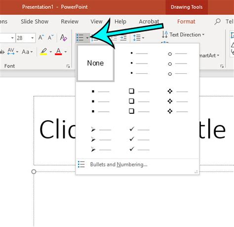 How To Put Bullet Points On Powerpoint