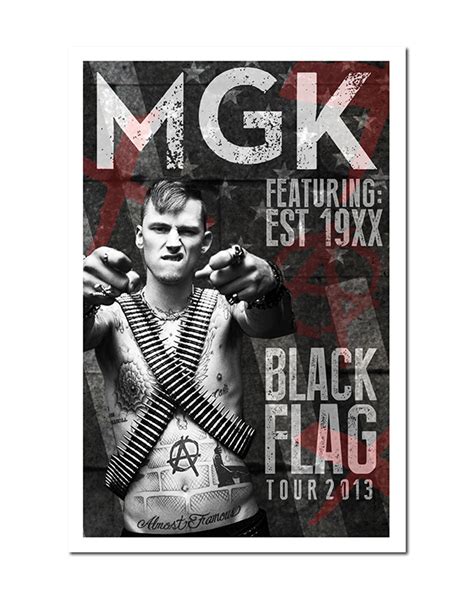 Mgk Black Flag Tour Epk On Behance