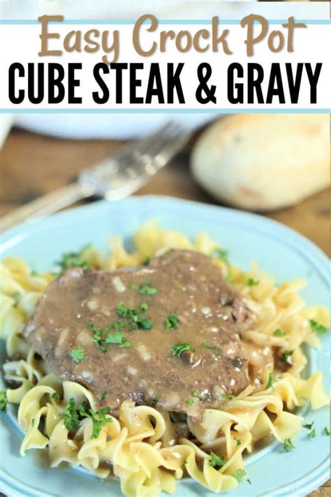 Below you will find instructions to make this cube steak in the crock pot to on the stove top! Crock Pot Cube Steak and Gravy | Recipe in 2020 (With ...