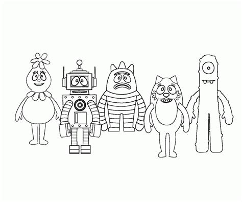 yo gabba gabba toodee coloring pages coloring pages