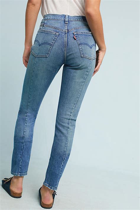 Levis 501 Altered High Rise Skinny Jeans Anthropologie