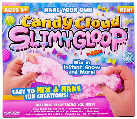 Slimygloop Make Your Own Mermaid Candy Cloud Textured Diy Slime Kit By