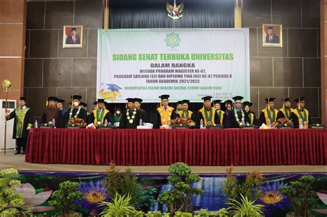 Uin Suska Riau Gelar Wisuda Periode V Ta 20212022 Universitas Islam