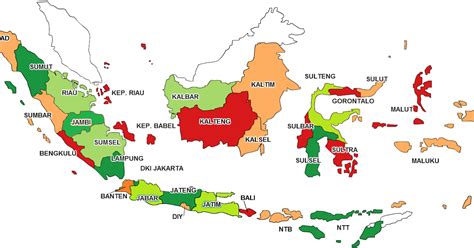 Peta Indonesia Dan Nama Pulau