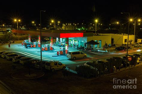 View Of A Urban Gas Station Working Photograph By Mauro Rodrigues