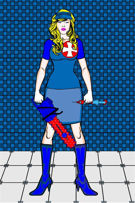 evil nurse blue by usaporkchops on deviantart