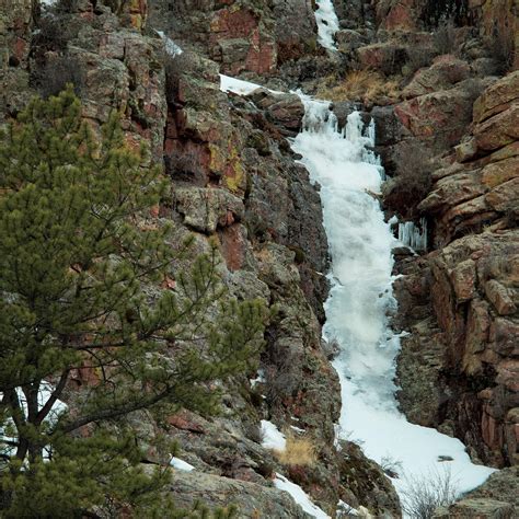 Frozen Waterfall Near Tarryall Colorado Rcolorado