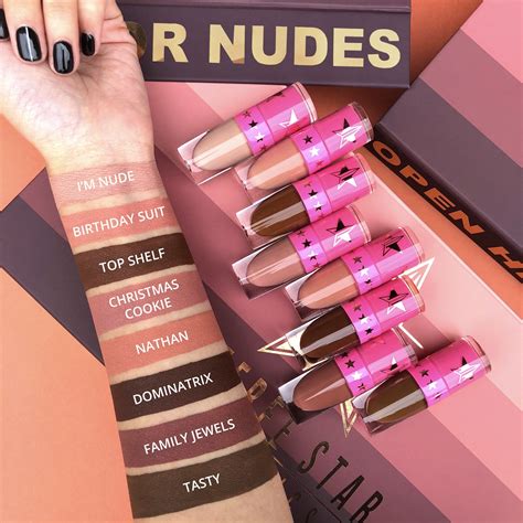 Jeffree Star Nude Minis Bundle Liquid Lipstick Review Swatches And