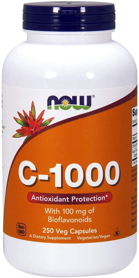 Individual results from taking supplements and/or other products mentioned on this site may vary. NOW Vitamin C-1,000 with 100 mg of Bioflavonoids ...