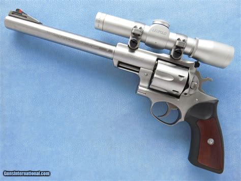 Ruger Super Redhawk With Leupold M8 2x Scope Cal 44 Magnum 9 12