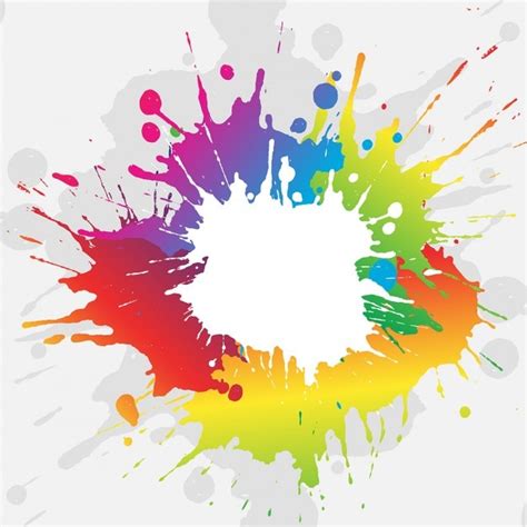 Free Vector Colorful Paint Splash Background