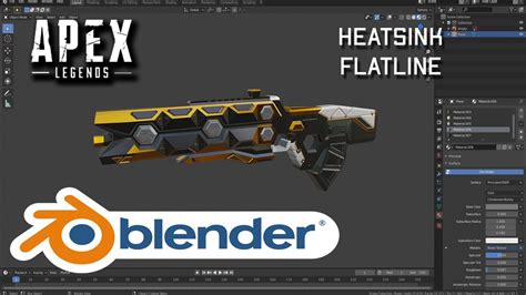 Heat Sink Flatline Apex Legends Blender Youtube