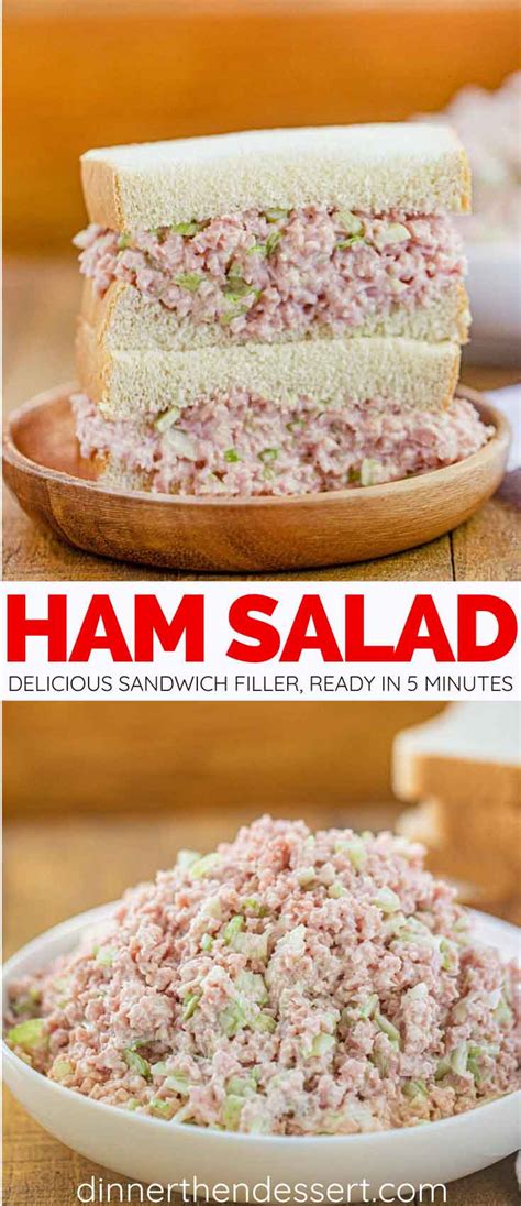 Ham Salad Recipe Spread Or Sandwiches Dinner Then Dessert