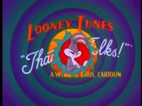 Bugs Bunny That S All Folks Xvid YouTube
