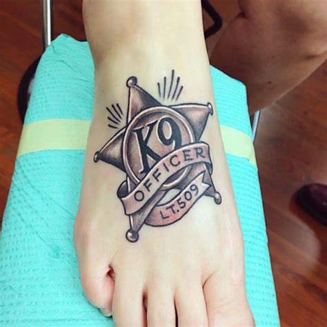 16 Best Police K9 Tattoo Designs The Paws